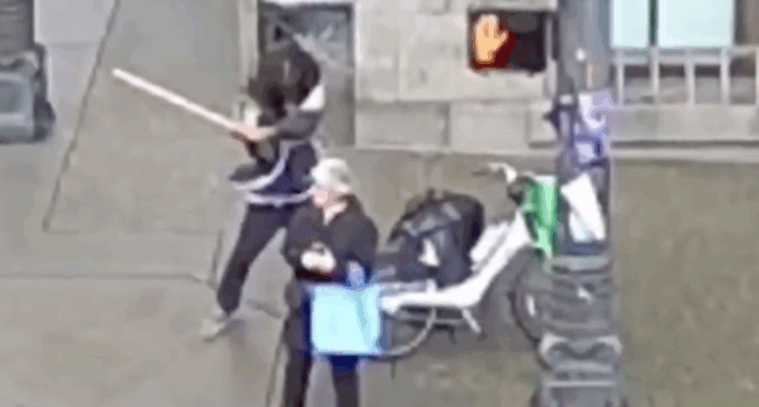 MSM Stays Silent As Horrific Video Emerges Of Attack On 75-Year-Old Woman In Seattle