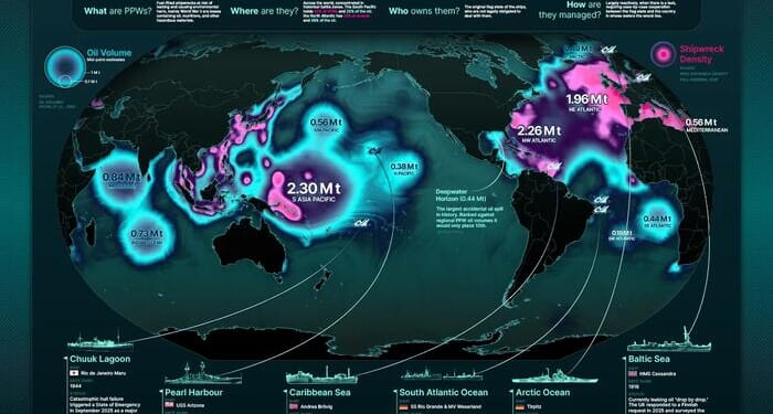 There Are Over 8,500 Toxic Shipwrecks Across The Globe