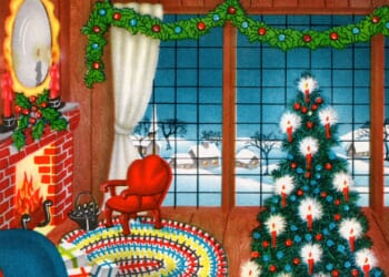 Christmas Tree In Living Room