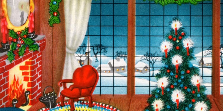 Christmas Tree In Living Room