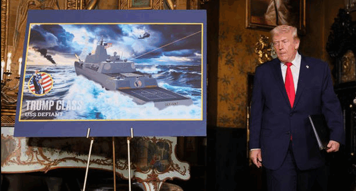 President Unveils 'Trump Class' Of Warships, Lifting Huntington Ingalls Shares