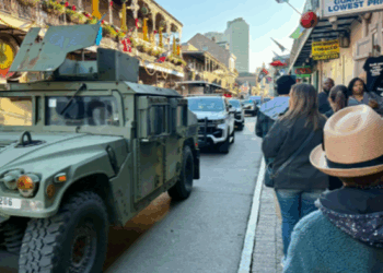 National Guard Patrols New Orleans Ahead Of New Year Amid Vehicle-Ramming Threats