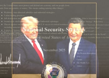 Illustration by Noah Hickey/The Dispatch (Photos via Getty Images and the White House).