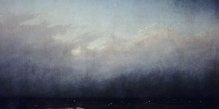 Monk by the Sea, 1808-1809, by Caspar David Friedrich (1774-1840), oil on canvas, 110×171 cm. (Photo by DeAgostini/Getty Images)