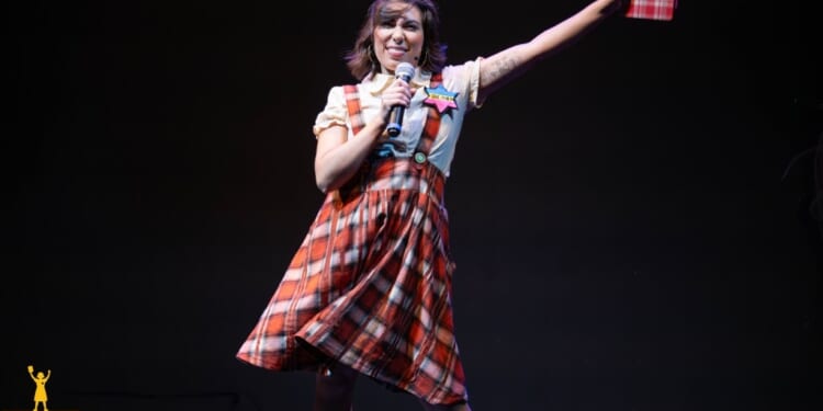 Olivia Bernábe as Anita Franco in “Slam Frank.” (Photo by Jasper Lewis Photography.)