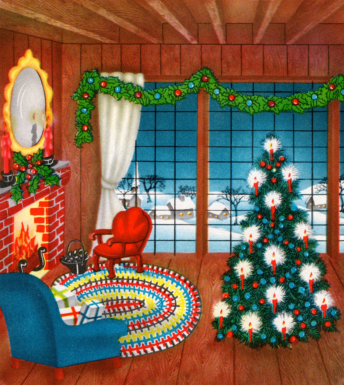 Christmas Tree In Living Room