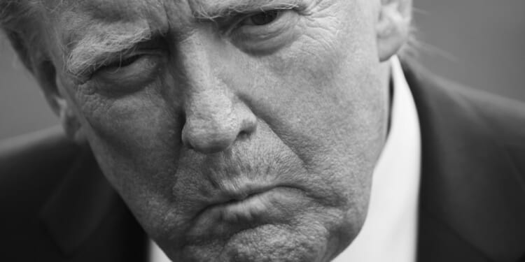 President Donald Trump takes questions from members of the press while departing the White House on September 11, 2025 in Washington, DC. Trump is scheduled to travel to New York City this evening. (Photo by Win McNamee/Getty Images)