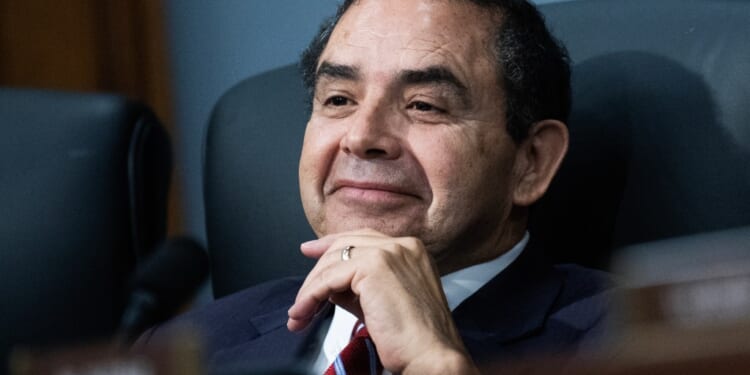 Rep. Henry Cuellar, D-Texas, listens to testimony by VA Secretary Doug Collins during the House Appropriations Subcommittee on Military Construction, Veterans Affairs, and Related Agencies hearing on the Department of Veterans Affairs budget in Rayburn building on Thursday, May 15, 2025. (Tom Williams/CQ-Roll Call, Inc via Getty Images)