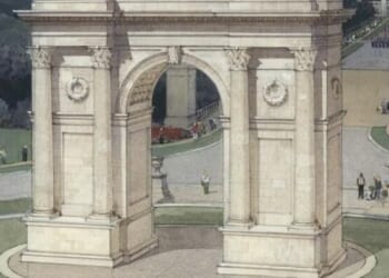 Trump Says Triumphal Arch Construction Just Two Months Away