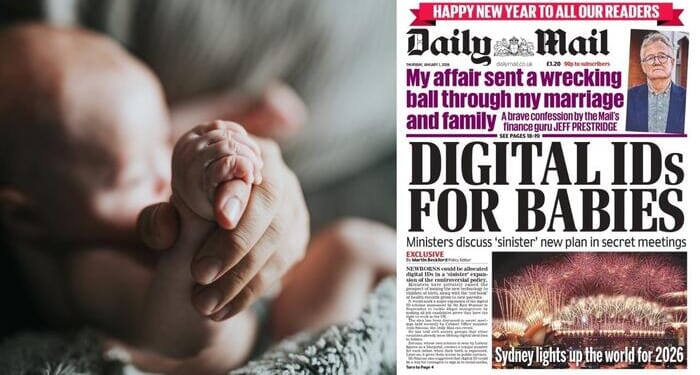 UK Goes Full Cradle-To-Grave With 'Sinister' Plan For Newborn Baby Digital IDs