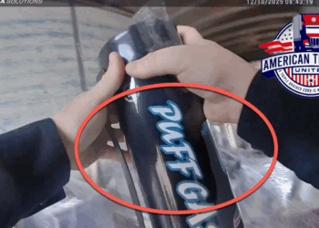 Watch: Migrant Chinese Trucker Caught With Trailer Load Of "Puffing Gas" For Teens