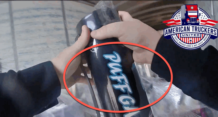 Watch: Migrant Chinese Trucker Caught With Trailer Load Of "Puffing Gas" For Teens