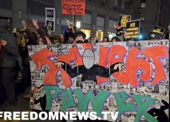 Watch: NYC Protesters Chant "Kristi Noem will Hang!” and "Save a Life, Kill an ICE”