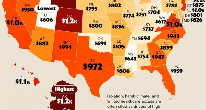Alaskans Spend The Most (Per Capita) On Alcohol, Utah (Surprise) The Least