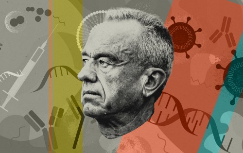 Illustration by Noah Hickey/The Dispatch (Photos via Getty Images).