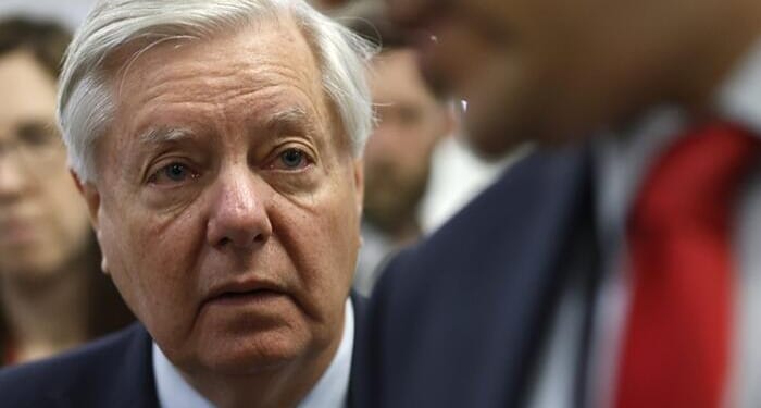 Lindsey Graham Drowns Sorrows After Trump Refrained From Iran Attack On 'No Guarantees'