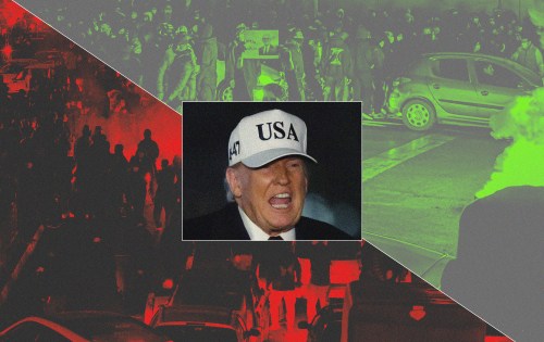 Illustration by Noah Hickey/The Dispatch. (Photos via Getty Images)