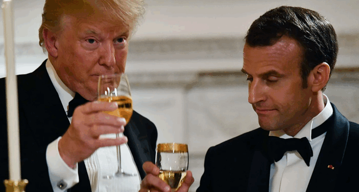 Trump Threatens 200% Champagne Tariff After Macron Rejects 'Board Of Peace'