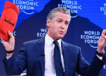 Gavin Newsom Humiliated At Davos After Trolling Trump With "Knee Pads" Stunt