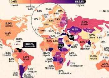 Venezuela Continues To Top Global Inflation Forecasts In 2026