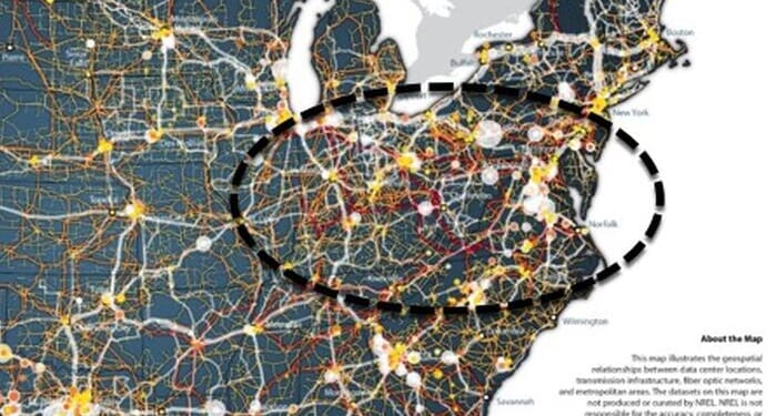Power Diverted From Data Centers To Households Across PJM Network Amid Historic Freeze