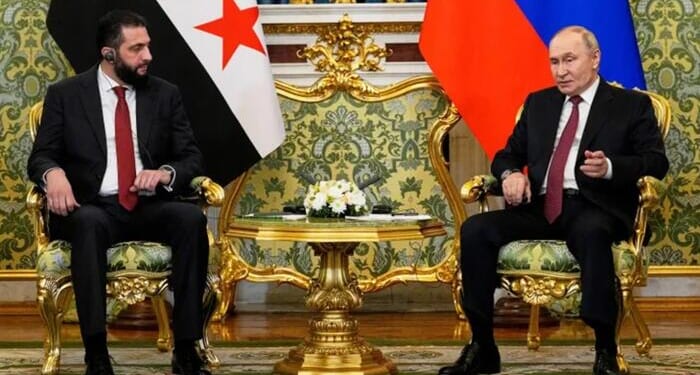 Putin Hosts Syria's Sharaa As Russian Forces Exit North In Tandem With US Drawdown 
