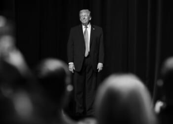 President Donald Trump takes the stage to deliver remarks to members of the Detroit Economic Club at the MotorCity Casino Hotel on January 13, 2026 in Detroit, Michigan. (Photo by Anna Moneymaker/Getty Images)