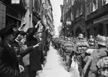 Nazi Salute In Austria