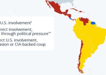 Mapping US Interventions In Latin America