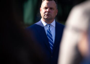 William J. Pulte, Director of US Federal Housing FHFA, James Blair, White House Deputy Chief of Staff, and Russell Vought, Director of the Office of Management