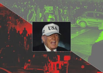 Illustration by Noah Hickey/The Dispatch. (Photos via Getty Images)