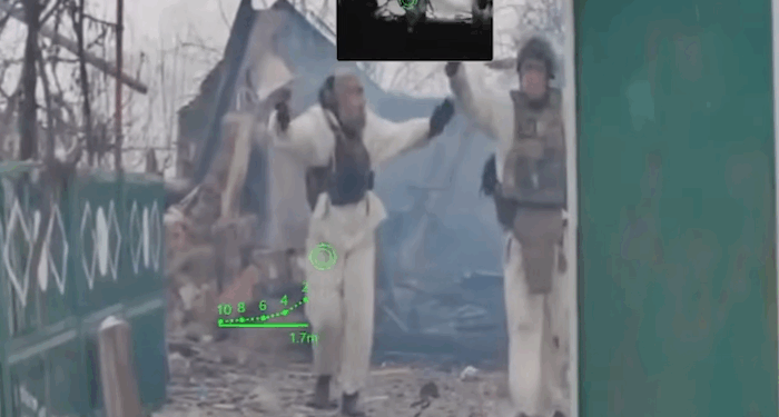 Watch: Russian Soldiers Surrender To Gun-Wielding Robot; Humanoid Warfare Nears