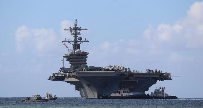 Iran Says US Carrier Has Retreated Near Yemen, Opening Door To Diplomacy 