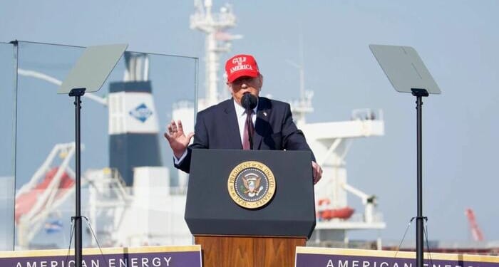 Trump Vows 'American Energy Dominance' In Texas Rally Ahead Of Primary Elections