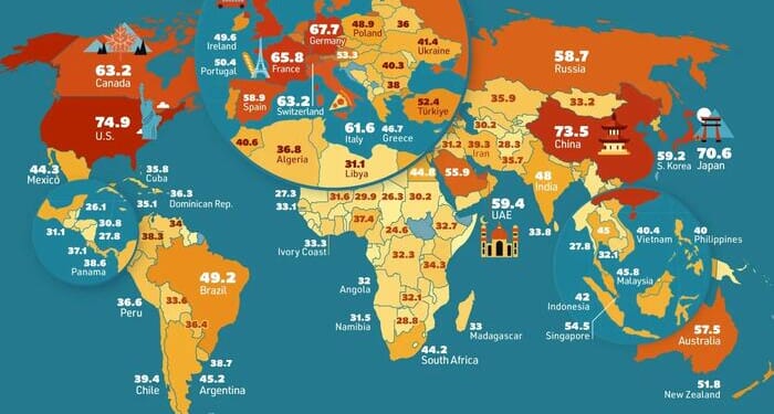 Ranking The World's Most Powerful Countries By Soft Power In 2026