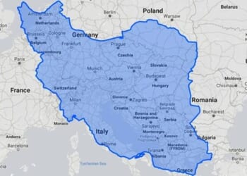 Visualizing Iran's Vast Size & Why Any Ground Invasion Means Years-Long Quagmire