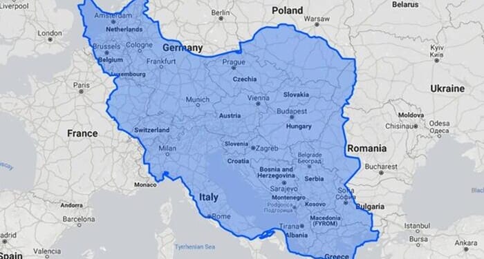 Visualizing Iran's Vast Size & Why Any Ground Invasion Means Years-Long Quagmire