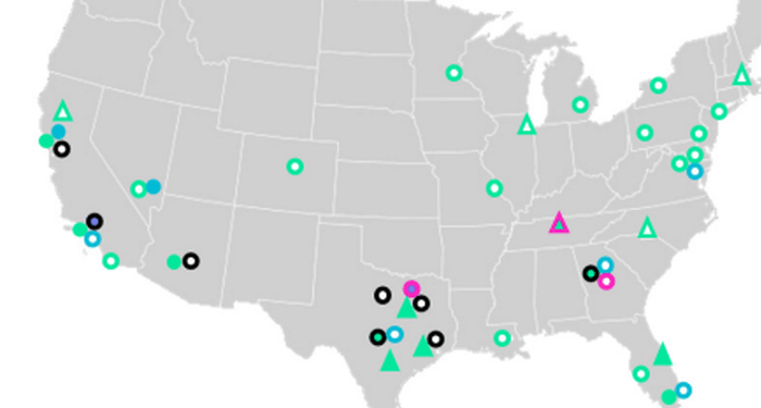 Map Shows Latest U.S. Robotaxi Deployment