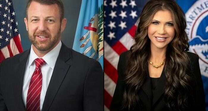 "Pissed" Trump Fires Kristi Noem, Replaces With Markwayne Mullin