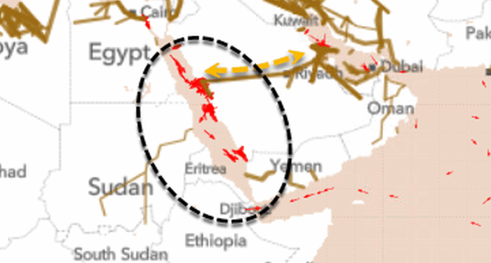Dozens Of Oil Tankers Divert To Red Sea As Saudis Reroute Crude Flows From Hormuz Chokepoint