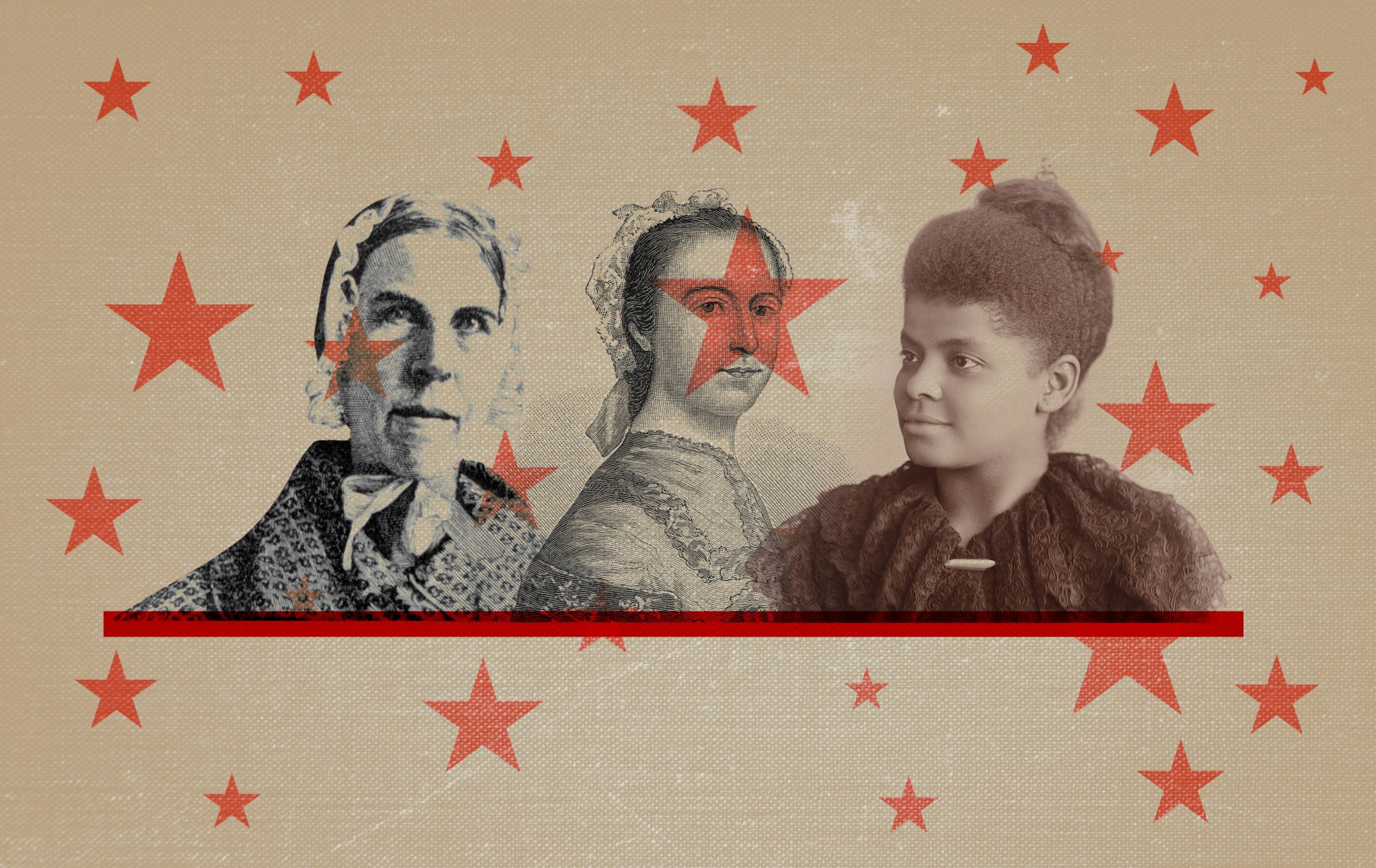 Illustration by Noah Hickey/The Dispatch (Photos via Getty Images).