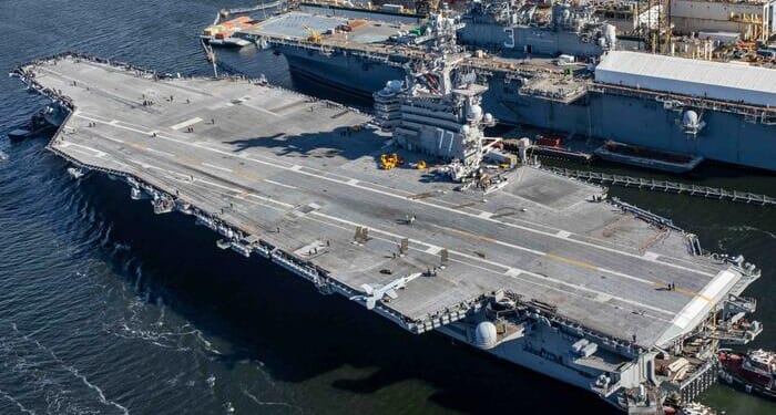 Bush Carrier Begins Scheduled Deployment Across Atlantic, With USS Ford Down For Repairs In Croatia