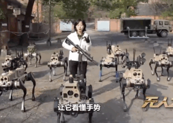 China Flexes Robot Wolves With Machine Guns And A "Collective Brain"