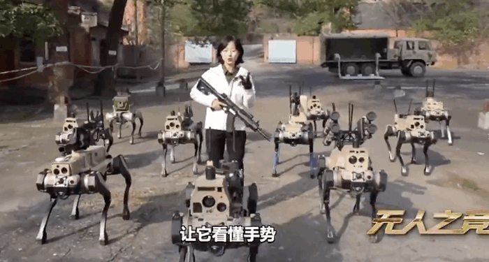 China Flexes Robot Wolves With Machine Guns And A "Collective Brain"