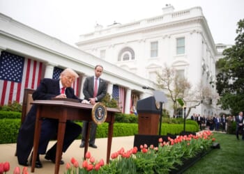 President Trump Holds “Make America Wealthy Again Event” In White House Rose Garden