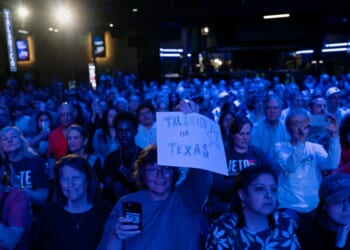 Texas Senate Candidate James Talarico Holds Campaign Rally In Houston On Eve Of Primary Election
