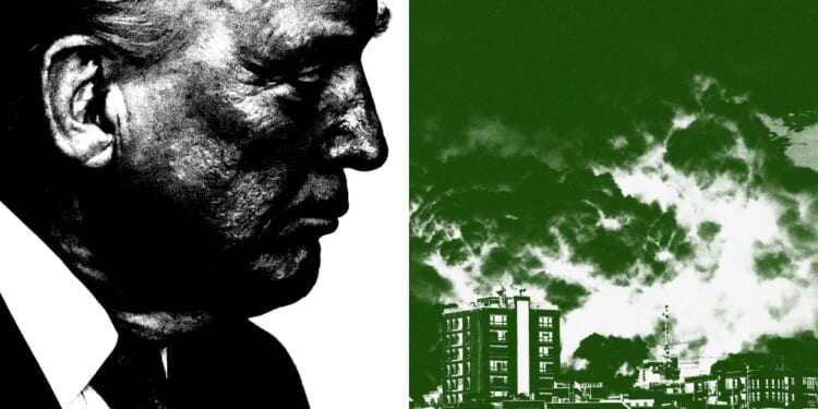 Illustration by Noah Hickey/The Dispatch (Photos via Getty Images).