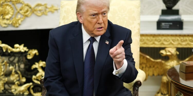 President Donald Trump Meets With German Chancellor Friedrich Merz At The White House