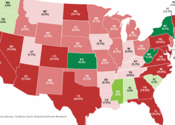 Map Shows Homebuilders Pulling Back Nationwide "Given Limited Visibility To Demand"