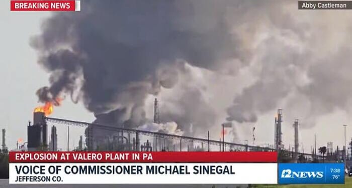 Oil Jumps After Explosion And Massive Fire At One Of The Largest US Oil Refineries